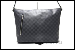 近年モデル希少中古■LOUIS VUITTON ダミエグラフィット ミックMM レザー ショルダーバッグ ルイヴィトン■1128ur186376