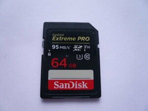 SanDisk Extreme PRO SDXCカード 64GB