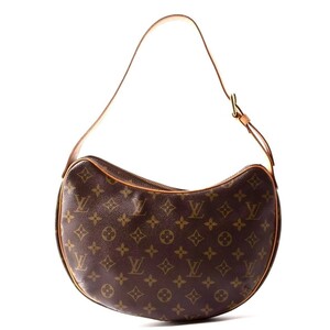 1円 【美品 】LOUIS VUITTON ルイヴィトン モノグラム ポシェットクロワッサン クロワッサンMMショルダーバッグ ワンショルダーバッグ 