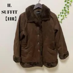 美品✨IL SUFFIT【11R】L アウター❤️茶色　冬　厚め　ムートンコート