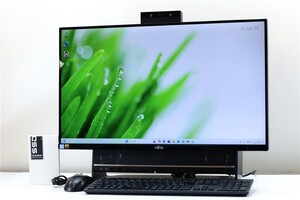 TV機能付き＜★注意＞27型 一体型 FMV ESPRIMO FH93/B3 7世代 ★i7 7700HQ メモリ16GB 新品SSD1000GB+HD3TB デスクトップ windows11 15023