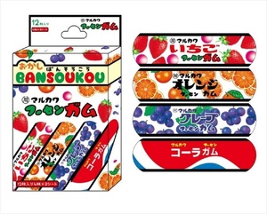 お菓子ばんそうこう フーセンガム 12枚入り