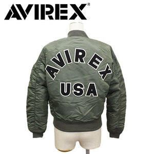 AVIREX (アヴィレックス) 6202051 L-MA-1 COMMERCIAL LOGO エムエーワン コマーシャル ロゴ レディース フライトジャケット 783-0959002 73