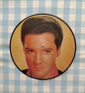 激レア(限定＆入手困難)：新品マニアック・ピクチャー・シングルレコード【ELVIS PRESLEY】