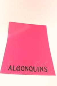 ALGONQUINS / クリアファイル 濃ピンク O-24-10-30-071-AL-ZA-OW-OS