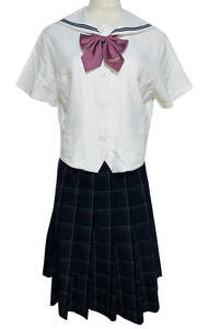 桜花学園高等学校 / 制服 / 卒業生保管品/ 指定品 / セーラー / スカート / リボン /