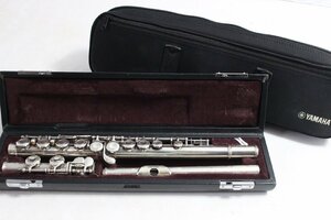 【ト静】 ★ YAMAHA ヤマハ フルート YFL411 SILVER 925 シルバー ハードケース付き 管楽器 楽器 中古現状品 GC772GCG02