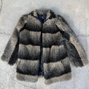 ビンテージ　FUR METHOD　ボア　フェイクファー　コート　ジャケット　250120