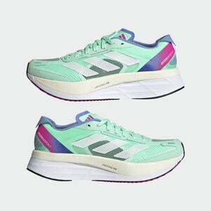 送料無料 新品 adidasランニングADIZERO BOSTON11W24.5