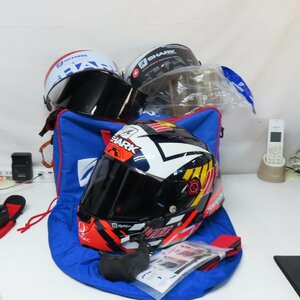 【美品】【予備シールド4枚付き】SHARK シャーク RACE R PRO GP ZARCO フルフェイスヘルメット Mサイズ ザルコ レーサー レプリカ バイク