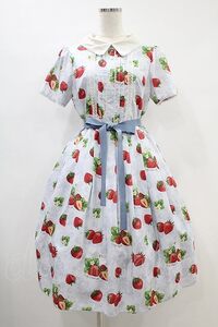 Emily Temple cute / Dear Strawberryワンピース サックス H-24-08-28-1033-ET-OP-KB-ZT353