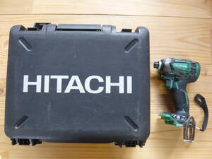 未検品 HITACHI Koki 日立工機 コードレスインパクトドライバ WH18DDL2 DC18V ケース破損あり 工具 DIY 充電式 激安1円スタート