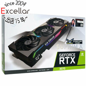 【中古】MSI製グラボ GeForce RTX 3070 SUPRIM X 8G PCIExp 8GB 美品 元箱あり [管理:1050023336]