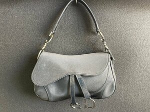 KY0611-29 ゆうパック着払い Christian Dior ダブルサドルバッグ　ハンドバッグ ワンショルダーバッグ RU0061 クリスチャン・ディオール