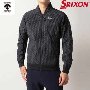 ☆新品未使用☆スリクソン SRIXON ゴルフ クロス小柄 中綿ジャケット☆黒☆XLサイズ 肩幅44㎝ 身幅61㎝ 着丈72㎝ 袖丈67㎝☆定価16,500円