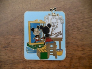 フランス☆古いピンズ【MICKEY MOUSE】ピンバッジ ピンバッチ PINS ミッキーマウス デッサン