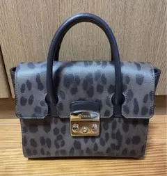 FURLA  フルラ　2wayバッグ　レオパード