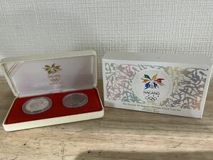 1円スタート 1998年 長野オリンピック プルーフコインセット 貨幣セット 記念貨幣 記念硬貨 NAGANO 5000円 500円 シルバー 銀 925 15.0g