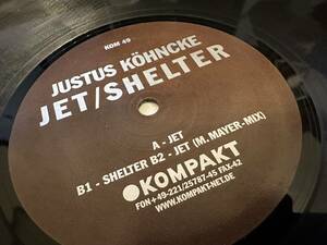 12”★Justus Kohncke / Jet / Shelter / テック・ハウス / ミニマル！