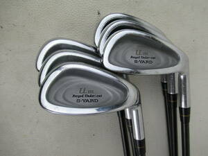 ★S-YARD U-101 Forged Under-cut アイアン #6-#8.P.A.S 7本セット 純正カーボンシャフト B167★レア★激安★中古★