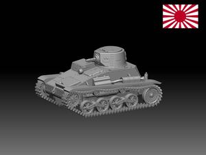 HINODE 1/144レジンキット 未塗装 WW2 日本陸軍 豆戦車 九四式軽装甲車 TK 後期型 ワールドタンクミュージアム 240713