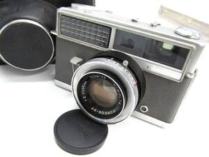 MINOLTA ミノルタ HI-MATIC ROKKOR-PF 45mm f2 レンジファインダー フィルムカメラ シャッターOK 現状品