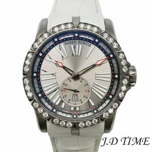 【SALE限定価格】ROGER DUBUIS【ロジェ・デュブイ】エクスカリバー45 ダイヤベゼル 28本限定 DBEX0723 シルバー文字盤 【USED】(AK-2410)