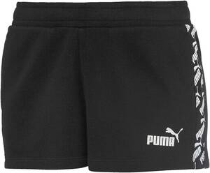 【KCM】Z-puma-556-L★展示品★【PUMA/プーマ】レディース トレーニングショーツ スウェットショートパンツ　582799-01　ブラック　L