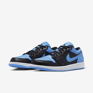 NIKE AIR JORDAN 1 LOW 553558-041 エア ジョーダン ロー 黒×水色 US12