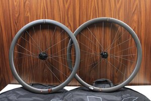 ○RESERVE リザーブ 34 / 37_ZIPP ハブ シマノフリー 11/12s対応 クリンチャー チューブレス カーボンホイールセット 美品