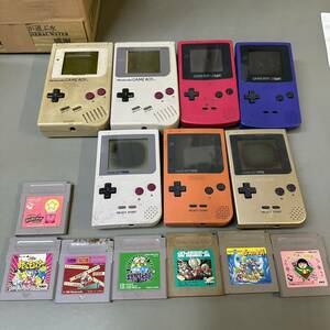 6R28 Nintendo ゲームボーイ 本体 ソフト まとめて セット ポケット カラー GAMEBOY GBP ニンテンドー 任天堂 マリオ ポケモン カービィ