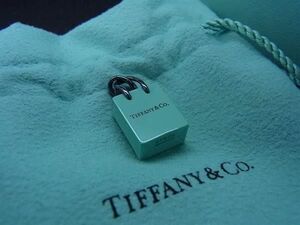 ■希少■新品同様■ TIFFANY＆Co ティファニー ショッパー SV925 ネックレストップ アクセサリー ティファニーブルー FA7846