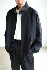 The CLASIK クラシック ハリントン ジャケット HARRINGTON JACKET 21AW ネイビー 46 レショップ オーラリー comoli 1dk ヤエカ 