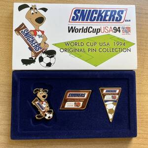 【激レア】サッカーワールドカップ WORLD CUP USA 1994年 SNICKERS オリジナル ピン コレクション ピンバッジ ピンズ ピンバッチ n508