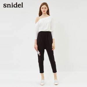 新品　SNIDEL (スナイデル) カットオールインワン ワンピース パンツ つなぎ レディース