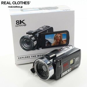 ノーブランド扱い CAMCORDER 8K ULTRA HD デジタルビデオカメラ 動作確認済み /060