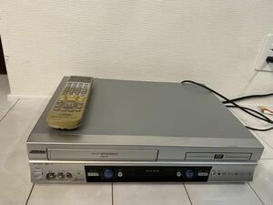 中古品　ジャンク扱い　Victor DVD一体型ビデオデッキ 【HR-DV2】 リモコン付属