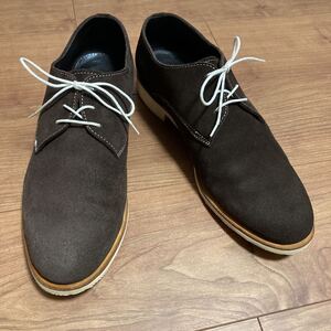 パラブーツ Paraboot × ユナイテッドアローズ United Arrows /プレーントゥシューズ /スエード /ダークブラウン /サイズ8.5