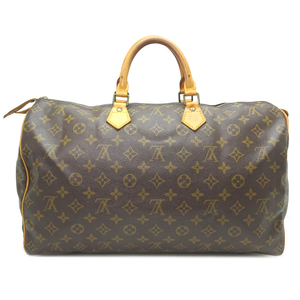 ［飯能本店］LOUIS VUITTON LV ルイ・ヴィトン スピーディ 40 M41522 (廃番) ボストンバッグ モノグラム エベヌ（ブラウン系） DH82521