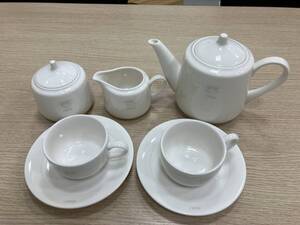 #25404 Afternoon Tea アフターヌーンティー カップ＆ソーサ2客＆ティーポットセット 陶器 箱無し 長期保管品　