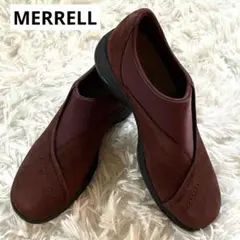 MERRELL スリッポン カーブブラウンスエードコンフォートカジュアルシューズ