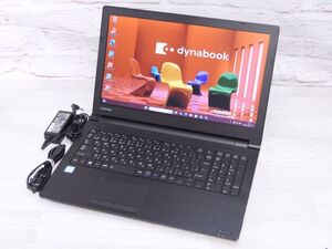 Bランク 東芝 dynabook B65/J 第8世代 i3 8130U 新品SSD256GB メモリ8GB HD液晶 DVD Win11