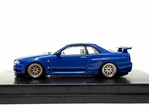 希少　日本の名車コレクション　1/64 日産　スカイライン　GT-R R34 1999 カスタム品