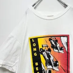 90s 古着　シングルステッチ 96　LONG BEACH 半袖tシャツ　メンズ