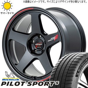 225/40R18 サマータイヤホイールセット 86 BRZ etc (MICHELIN PilotSPORT5 & RMPRacing TR50 5穴 100)