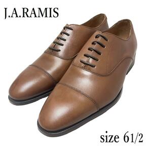 【美品】 J.A.Ramis ジェーエーラミス ストレートチップ 61/2 25 茶 ブラウン / YANCO ヤンコ meermin メルミン Carmina カルミナ