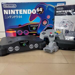 NINTENDO64 任天堂 ニンテンドー64 Nintendo ロクヨン ゲーム テレビゲーム 本体 コントローラー セット 通電確認済 動作未確認