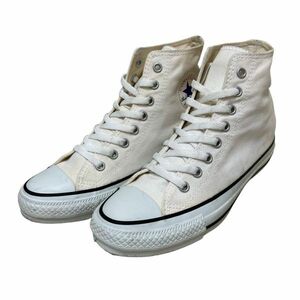 AL999 CONVERSE コンバースオールスター ハイカットスニーカー US5 24cm ホワイト キャンバス