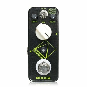 最落無し! Mooer Modverb　/ a47075　ハイクオリティリバーブとフランジャー、ビブラート、フェイザーを1台に！　1円