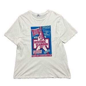 HYSTERIC GLAMOUR ヒステリックグラマー ヒスガール Tシャツ XLサイズ ホワイト